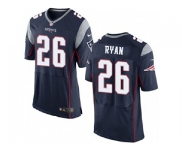 nike nfl jerseys new england patriots #26 logan ryan blue[2015 new Elite]