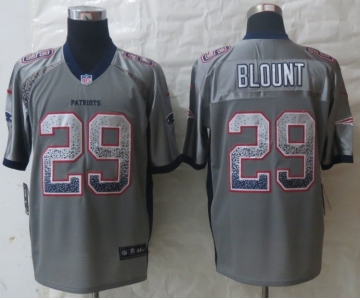 nike nfl jerseys new england patriots #29 Blount grey[Elite drift fashion]