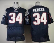 nike nfl jerseys new england patriots #34 shane vereen blue[Elite]