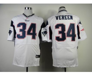 nike nfl jerseys new england patriots #34 shane vereen white[Elite]