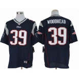 nike nfl jerseys new england patriots #39 woodhead blue[Elite]