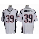 nike nfl jerseys new england patriots #39 woodhead white[Elite]