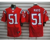 nike nfl jerseys new england patriots #51 jerod mayo red[Elite]