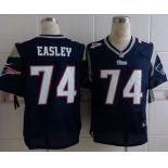 nike nfl jerseys new england patriots #74 easley blue[Elite]