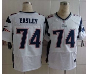 nike nfl jerseys new england patriots #74 easley white[Elite]