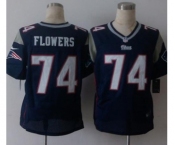 nike nfl jerseys new england patriots #74 flowers blue[Elite][flowers]