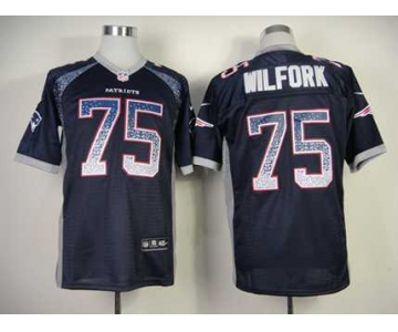 nike nfl jerseys new england patriots #75 wilfork blue[Elite drift fashion]