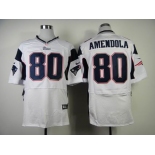 nike nfl jerseys new england patriots #80 amendola white[Elite]