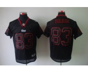 nike nfl jerseys new england patriots #83 welker black [Elite lights out]