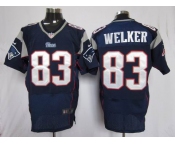 nike nfl jerseys new england patriots #83 welker blue[Elite]