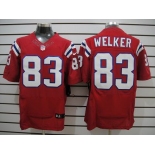 nike nfl jerseys new england patriots #83 welker red [Elite Jersey]