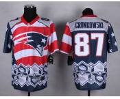 nike nfl jerseys new england patriots #87 cronkowski[Elite Style Noble Fashion]