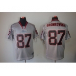 nike nfl jerseys new england patriots #87 gronkowski grey[Elite lights out]