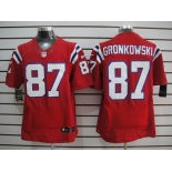 nike nfl jerseys new england patriots #87 gronkowski red[Elite]