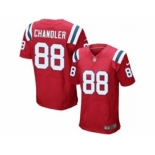 nike nfl jerseys new england patriots #88 scott chandler red[Elite]