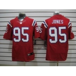 nike nfl jerseys new england patriots #95 jones red[Elite]