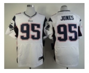 nike nfl jerseys new england patriots #95 jones white[Elite]