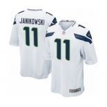 Men's Nike Seattle Seahawks #11 Sebastian Janikowski Game White NFL Jersey