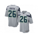 Men's Nike Seattle Seahawks #26 Shaquill Griffin Game Grey Alternate NFL Jersey