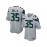 Men's Nike Seattle Seahawks #35 DeShawn Shead Game Grey Alternate NFL Jersey