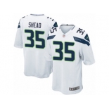 Men's Nike Seattle Seahawks #35 DeShawn Shead Game White NFL Jersey