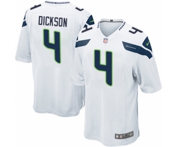 Men's Nike Seattle Seahawks #4 Michael Dickson Game White NFL Jersey