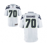 Men's Nike Seattle Seahawks #70 Rees Odhiambo Game White NFL Jersey