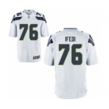 Men's Nike Seattle Seahawks #76 Germain Ifedi Game White NFL Jersey