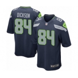 Men's Nike Seattle Seahawks #84 Ed Dickson Game Navy Blue Team Color NFL Jersey