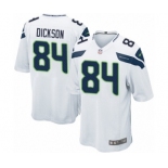 Men's Nike Seattle Seahawks #84 Ed Dickson Game White NFL Jersey