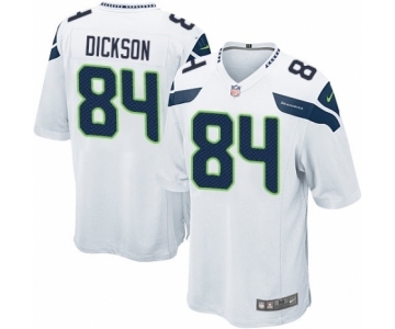 Men's Nike Seattle Seahawks #84 Ed Dickson Game White NFL Jersey