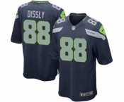 Men's Nike Seattle Seahawks #88 Will Dissly Game Navy Blue Team Color NFL Jersey