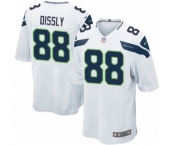 Men's Nike Seattle Seahawks #88 Will Dissly Game White NFL Jersey