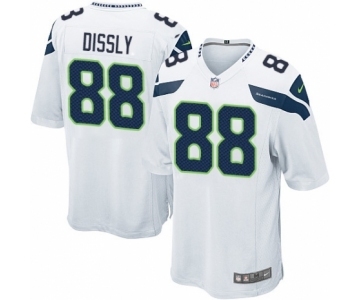 Men's Nike Seattle Seahawks #88 Will Dissly Game White NFL Jersey