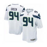 Men's Nike Seattle Seahawks #94 Rasheem Green Game White NFL Jersey