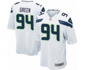 Men's Nike Seattle Seahawks #94 Rasheem Green Game White NFL Jersey