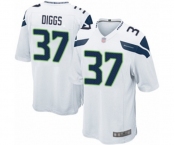 Men's Seattle Seahawks #37 Quandre Diggs Game White Football Jersey