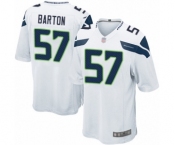 Men's Seattle Seahawks #57 Cody Barton Game White Football Jersey