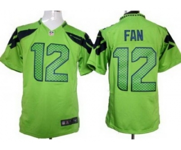 nike nfl jerseys seattle seahawks #12 fan green[game]