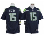 nike nfl jerseys seattle seahawks #15 flynn blue[game]