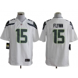 nike nfl jerseys seattle seahawks #15 flynn white[game]