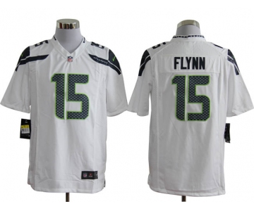 nike nfl jerseys seattle seahawks #15 flynn white[game]