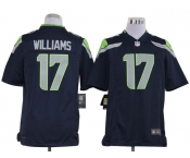 nike nfl jerseys seattle seahawks #17 williams blue[game]