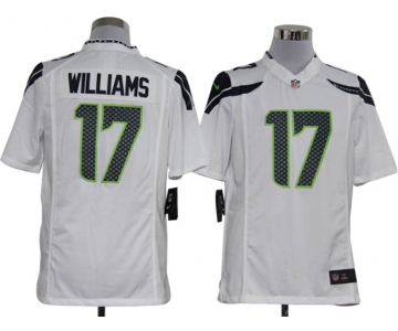 nike nfl jerseys seattle seahawks #17 williams white[game]