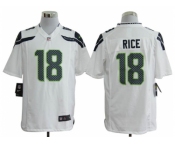 nike nfl jerseys seattle seahawks #18 sidney rice white[game]