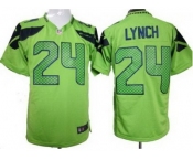 nike nfl jerseys seattle seahawks #24 marshawn lynch green[game]