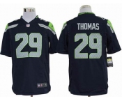 nike nfl jerseys seattle seahawks #29 thomas blue[game]