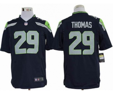 nike nfl jerseys seattle seahawks #29 thomas blue[game]