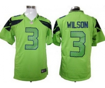 nike nfl jerseys seattle seahawks #3 wilson green[game]