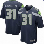 nike nfl jerseys seattle seahawks #31 kam chancellor blue[game]